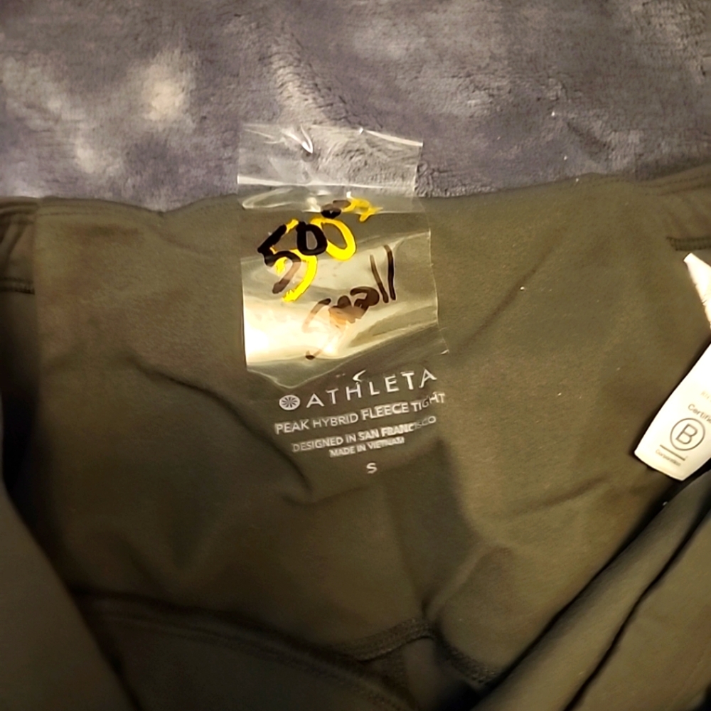Athleta Women's Hybrid Fleece Pants - Olive